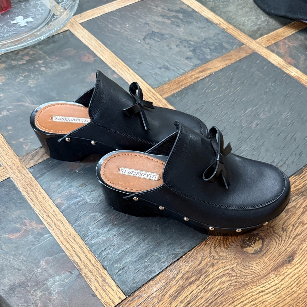 Fabrizio Viti Leather women’s Clogs